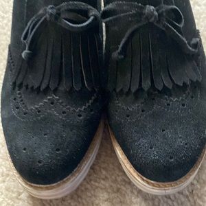 Michael Shannon size 8 1/2 slip on loafers in Derby black.